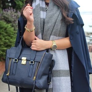 3.1 textured calfskin large Pashli satchel